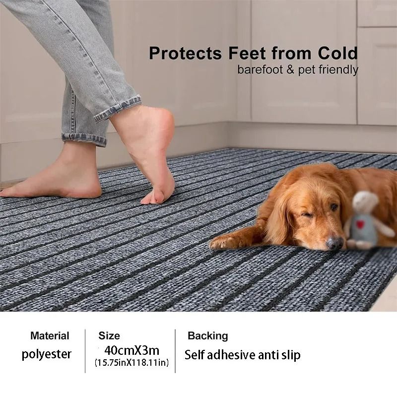 Self Adhesive Non Slip Floor Runner Mat For Kitchen Hallway And Doorway 7