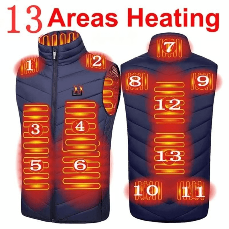 portable heated vest for warehouse workers