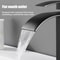 Modern Waterfall Bathroom Sink Faucet Dual Control Hot And Cold Mixer Tap 10