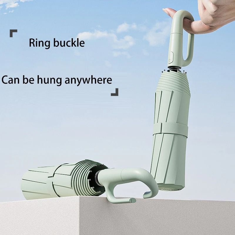 Fully Automatic Sun And Rain Umbrella UV Protection Foldable Travel Parasol 0