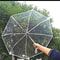 Transparent Automatic Folding Rain Umbrella Clear Triple Fold Travel Umbrella 9