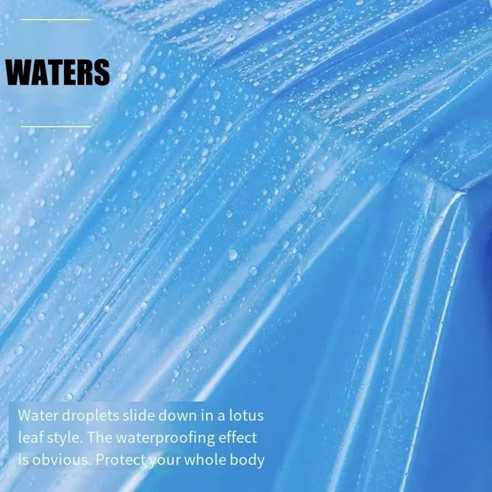 Disposable Waterproof Rain Pants Portable Outdoor Splash Proof Cycling Rainwear 7