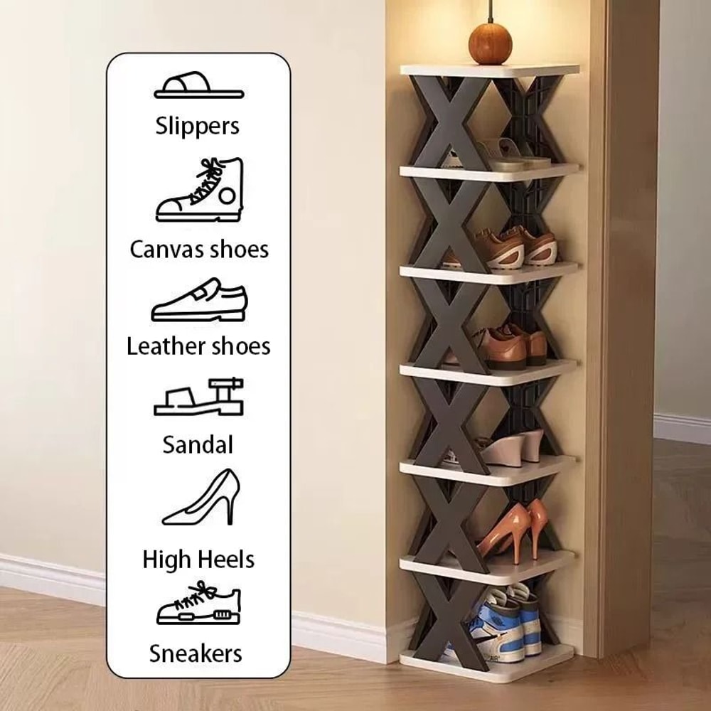 Detachable Multi Layer Shoe Storage Rack Space Saving Home Organizer Shelf 14