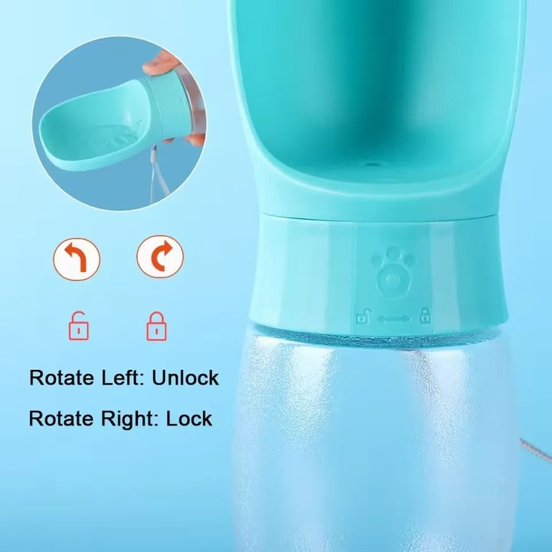 Portable Pet Water Bottle Leakproof Travel Drinking Cup For Dogs And Cats 8