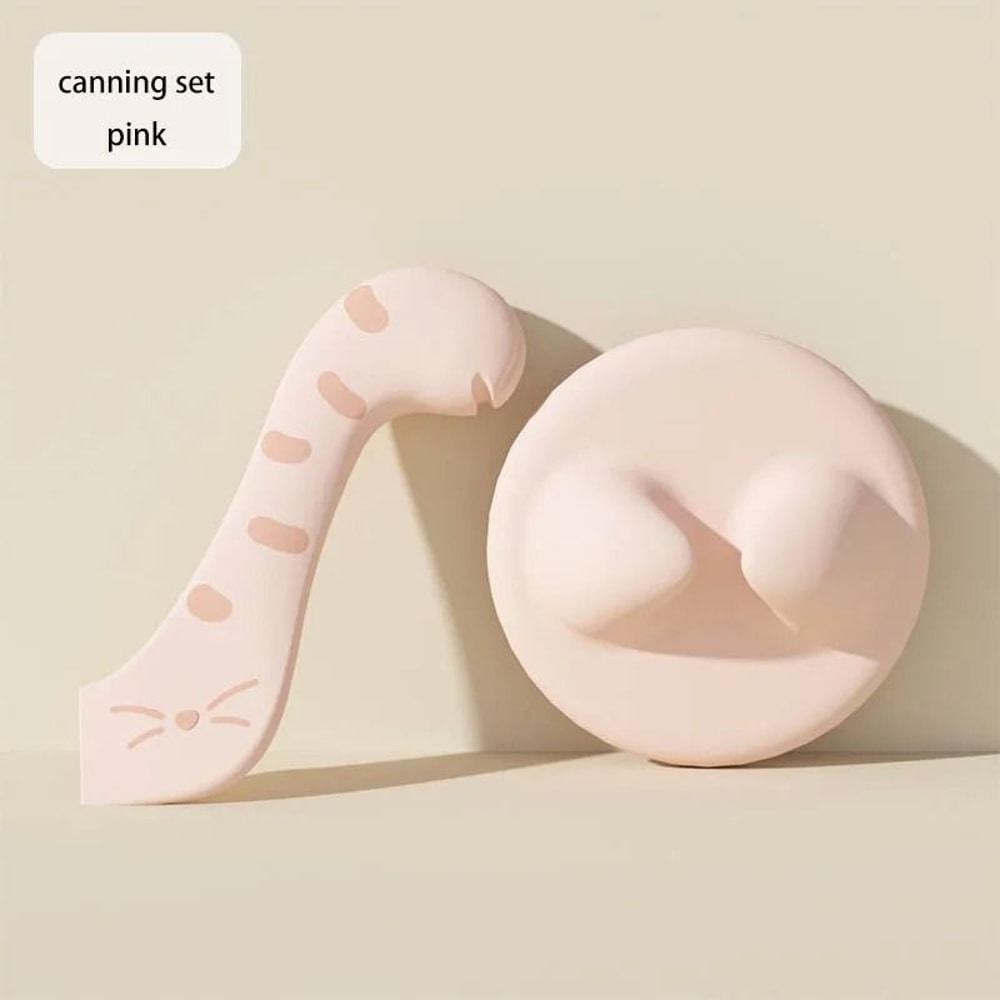 Multifunction Pet Feeding Spoon With Silicone Can Lid And Opener 7