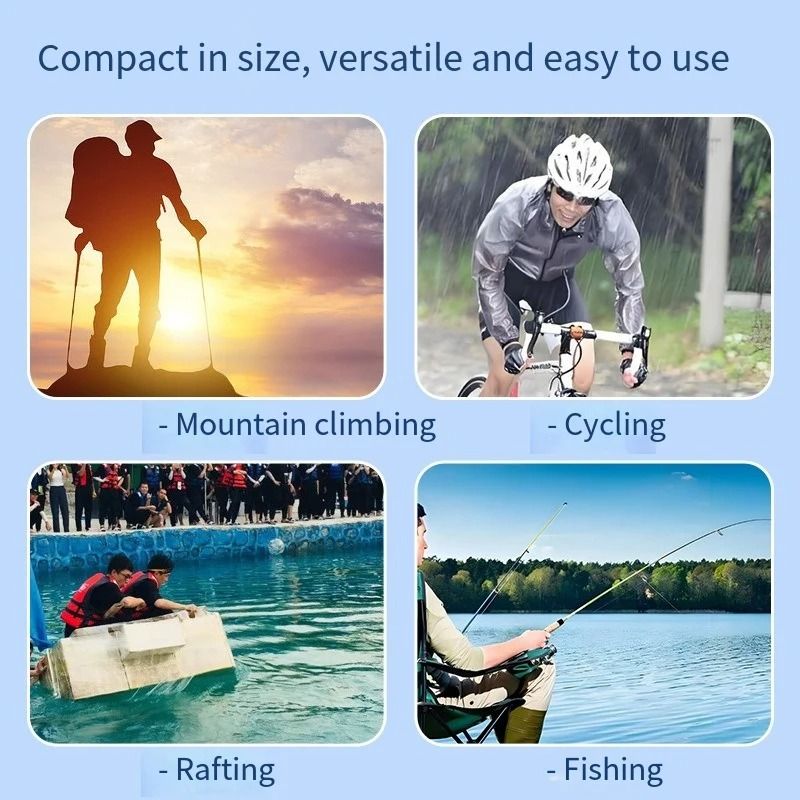 Disposable Thickened Rain Poncho Storm Proof Portable Travel Raincoat 3