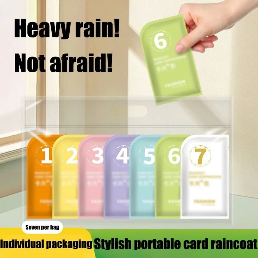 Disposable Thickened Rain Poncho Storm Proof Portable Travel Raincoat 0
