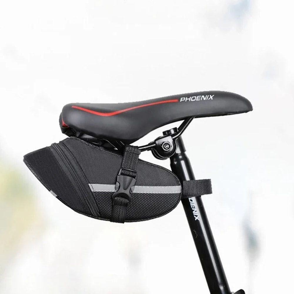 Waterproof Bicycle Saddle Bag Nylon Seat Storage For Road And Mountain Bikes 1
