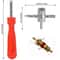 Copper Tire Valve Core Removal Tool With Cleaning Repair Kit For Car Bike Motorcycle 3