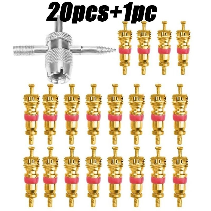 Copper Tire Valve Core Removal Tool With Cleaning Repair Kit For Car Bike Motorcycle 1