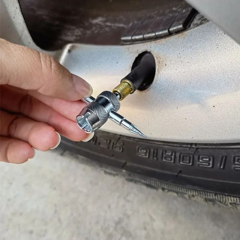 Copper Tire Valve Core Removal Tool With Cleaning Repair Kit For Car Bike Motorcycle 5