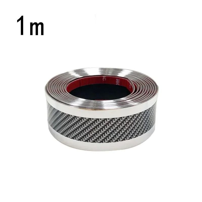 Car Door Sill Protector Anti Scratch Threshold Strip Carbon Fiber Style 4