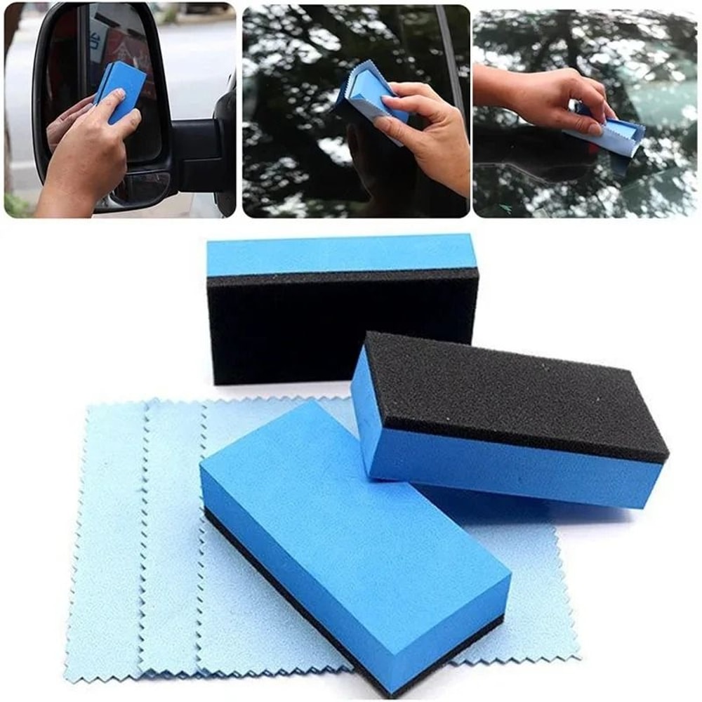 Ceramic Coating Sponge Applicator Nano Wax Pad For Car Glass And Paint 7