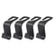 Carbon Fiber Car Seat Headrest Hooks Storage Hanger Organizer 4 Pack 4