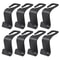 Carbon Fiber Car Seat Headrest Hooks Storage Hanger Organizer 4 Pack 5