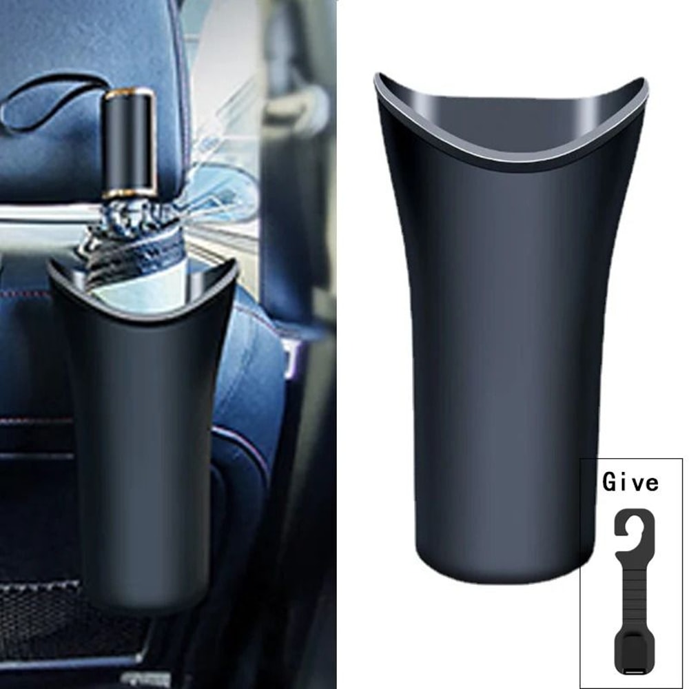 Multifunction Car Umbrella Storage Bucket With Hook Universal Auto Organizer 6