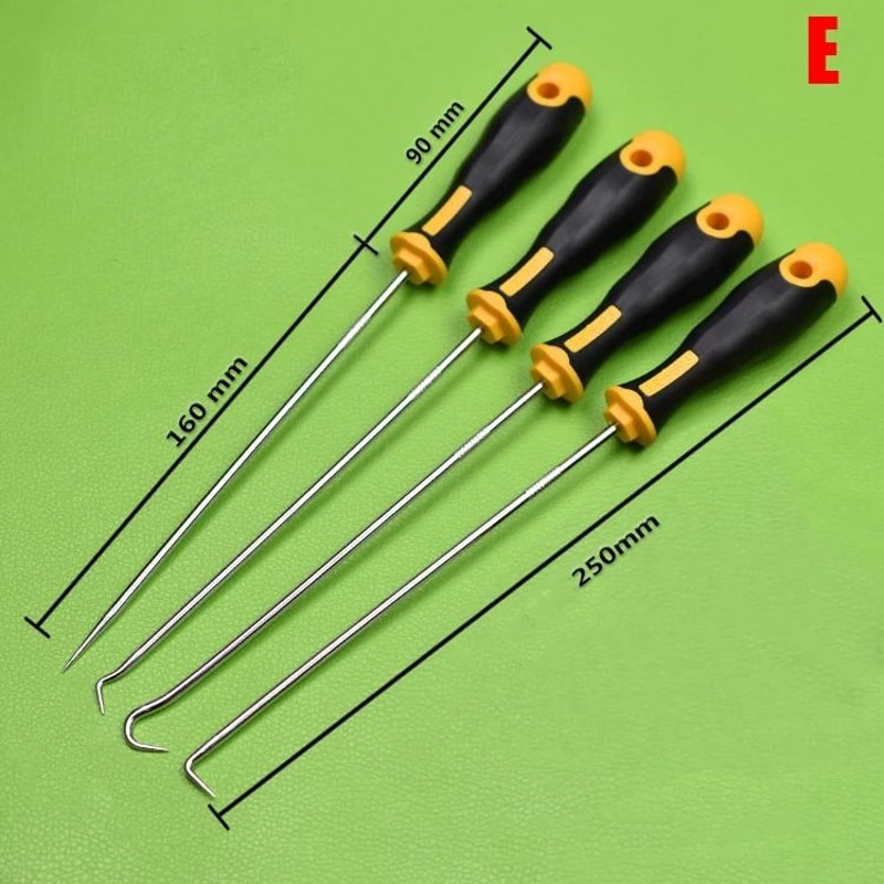 Long Pick And Hook Set O Ring Seal Remover Tool Kit 4 Piece 5