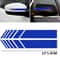 Reflective Car Stripe Stickers Rearview Mirror Vinyl Styling Decals 8