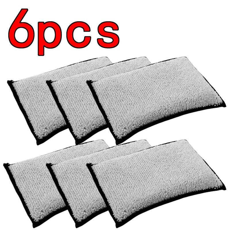 Microfiber Car Wash Pads Soft Absorbent Interior Cleaning Sponges 6 Pack 1