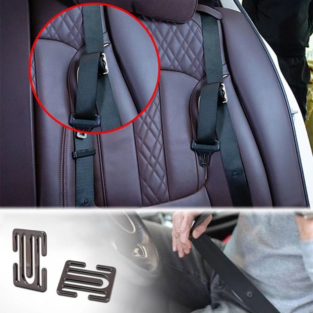Child Seat Belt Adjuster Anti Neck Strap Safety Anchor For Cars 11