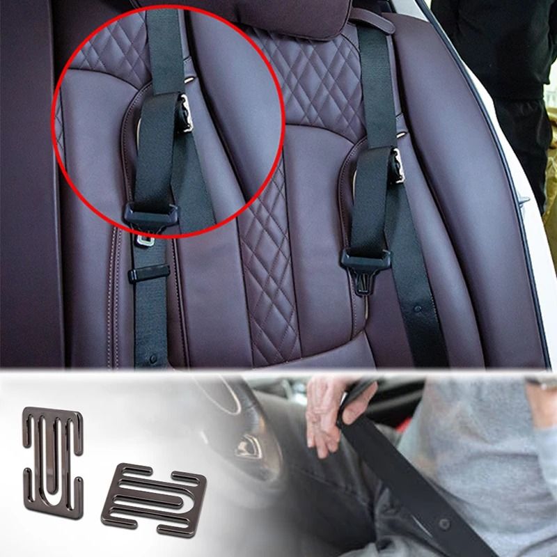 Child Seat Belt Adjuster Anti Neck Strap Safety Anchor For Cars 11
