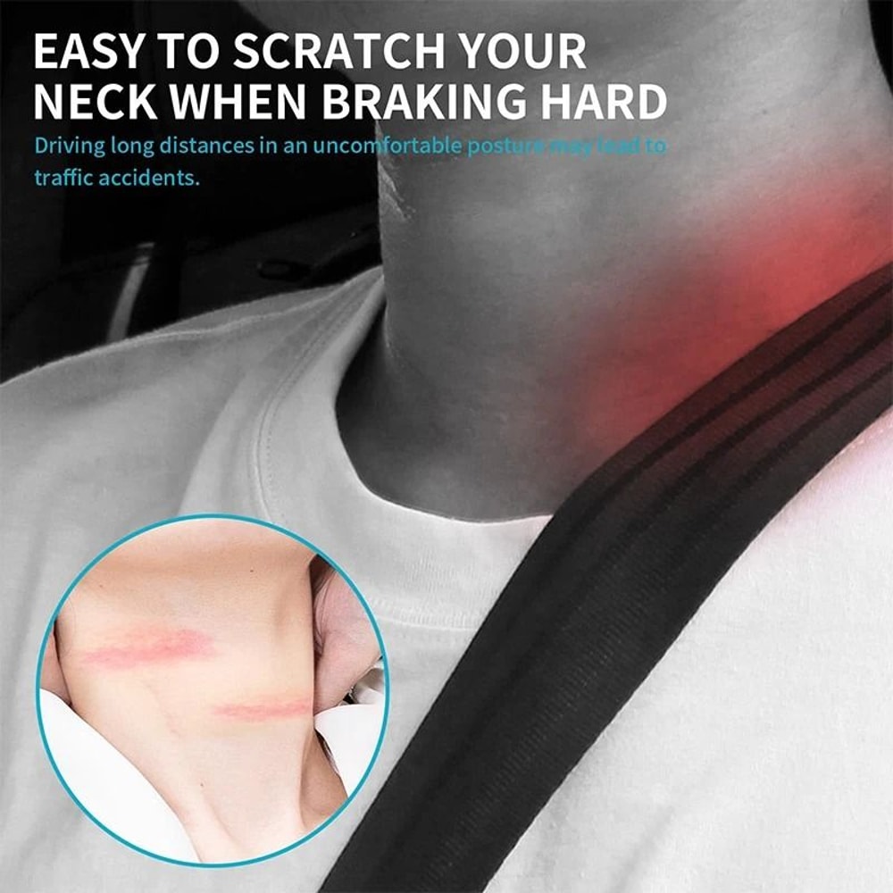 Child Seat Belt Adjuster Anti Neck Strap Safety Anchor For Cars 12