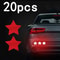 Reflective Car Bumper Stickers Warning Strip Tape Safety Decals 20 Pack 15