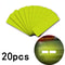 Reflective Car Bumper Stickers Warning Strip Tape Safety Decals 20 Pack 13