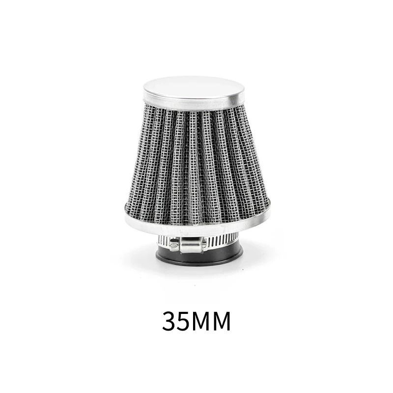 Universal Motorcycle Tapered Air Filter High Flow Conical Intake Cleaner 1
