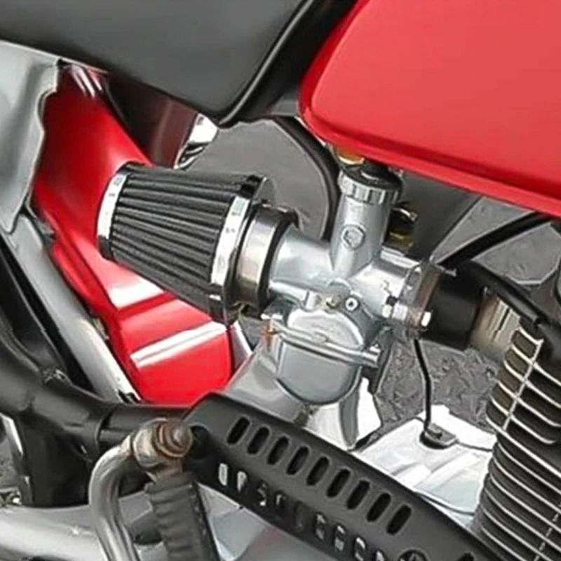 Universal Motorcycle Tapered Air Filter High Flow Conical Intake Cleaner 13