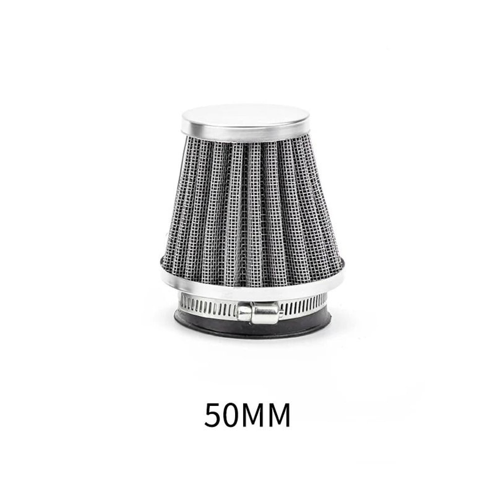Universal Motorcycle Tapered Air Filter High Flow Conical Intake Cleaner 6