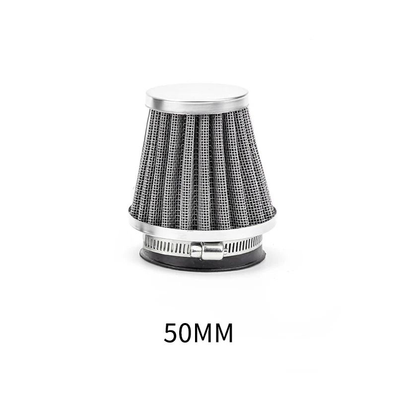 Universal Motorcycle Tapered Air Filter High Flow Conical Intake Cleaner 6