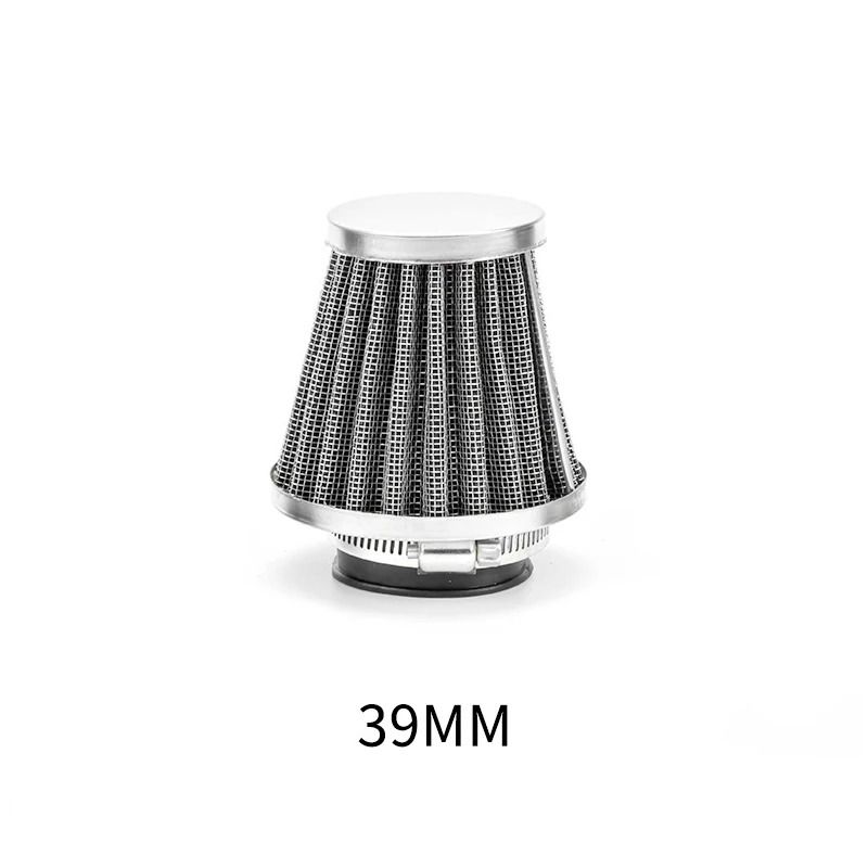 Universal Motorcycle Tapered Air Filter High Flow Conical Intake Cleaner 2