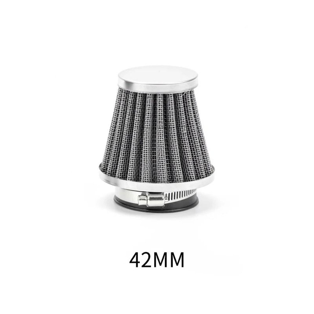 Universal Motorcycle Tapered Air Filter High Flow Conical Intake Cleaner 3