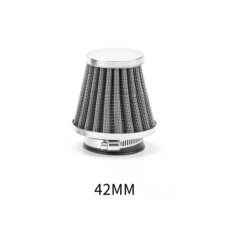 Universal Motorcycle Tapered Air Filter High Flow Conical Intake Cleaner 3
