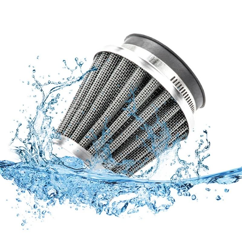 Universal Motorcycle Tapered Air Filter High Flow Conical Intake Cleaner 10