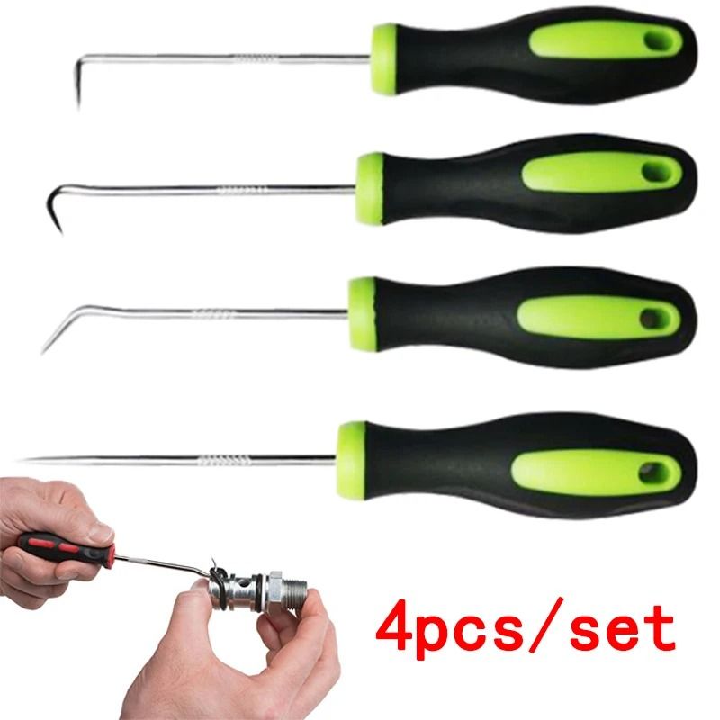 Long Pick And Hook Set O Ring Oil Seal Removal Tool Kit 4 Piece 9