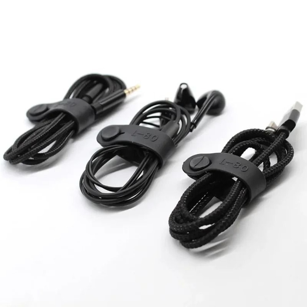 Motorcycle Rubber Cable Ties Frame Securing Bands 10 Pack 4