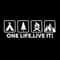 One Life Live It Off Road Car Sticker Mountain Silhouette Vinyl Decal 2