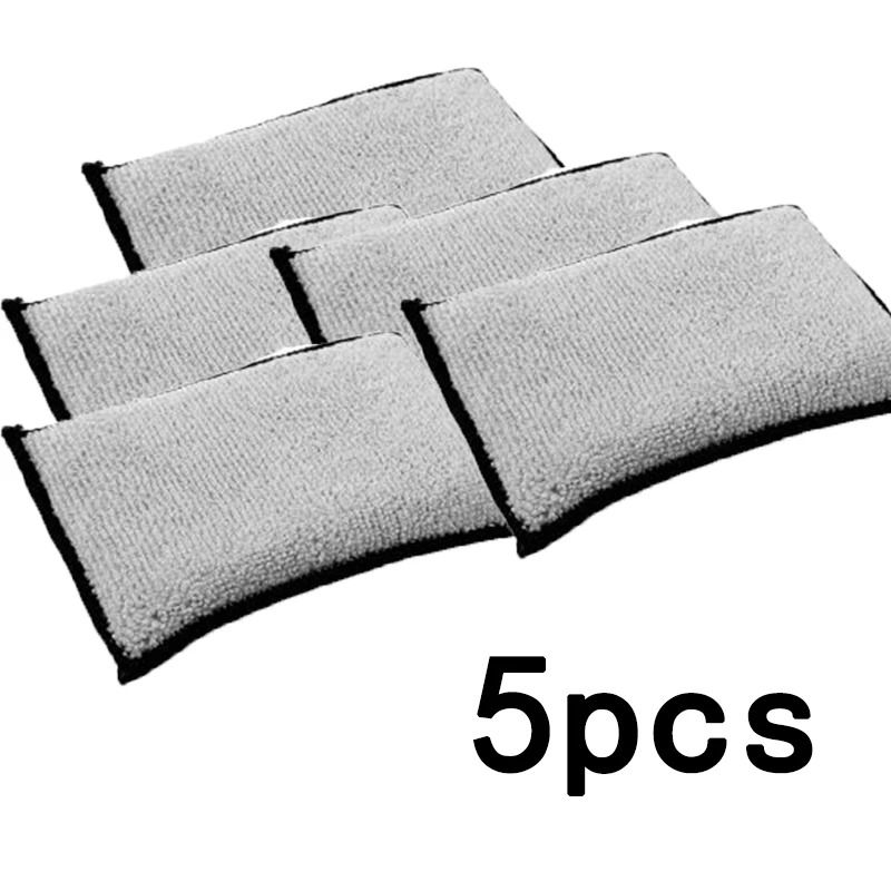 Double Sided Microfiber Car Interior Scrubbing Sponge Leather Safe Pads 5 Pack 0