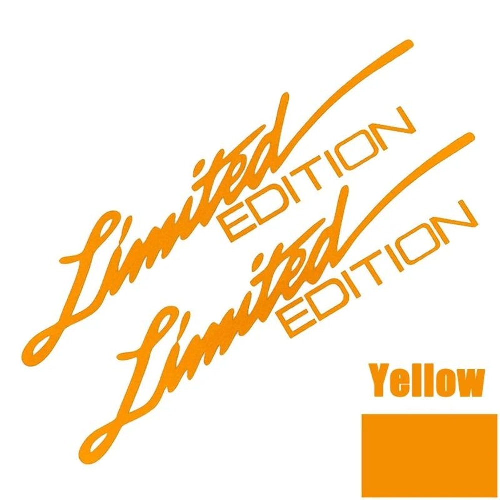 Limited Edition Reflective Vinyl Car Window Stickers Laser Decals 2 Pack 5