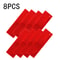 Truck Trailer Reflective Rectangle Safety Plates Adhesive Warning Stickers 8 Pack 2
