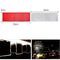Truck Trailer Reflective Rectangle Safety Plates Adhesive Warning Stickers 8 Pack 4