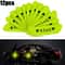Reflective Car Door Stickers Safety Opening Warning Tape Decals 12 Pack 0