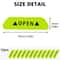 Reflective Car Door Stickers Safety Opening Warning Tape Decals 12 Pack 7