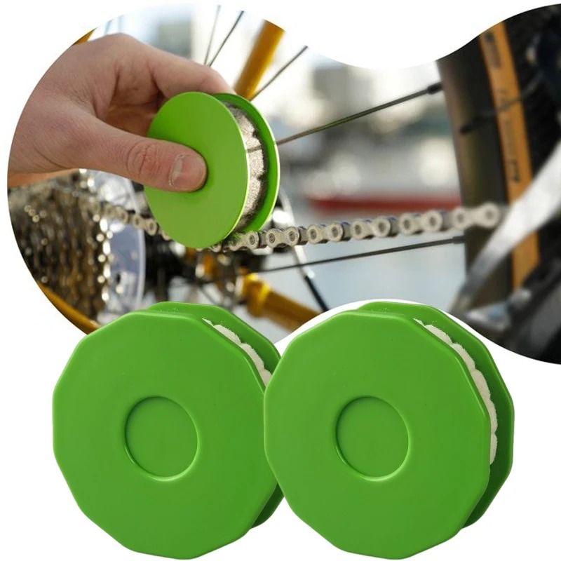 Bicycle Chain Oil Lubricator Roller Cleaner Chain Oiler Tool 0