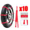 Universal Anti Skid Snow Tire Chains For Motorcycle And Bicycle Wheels 2