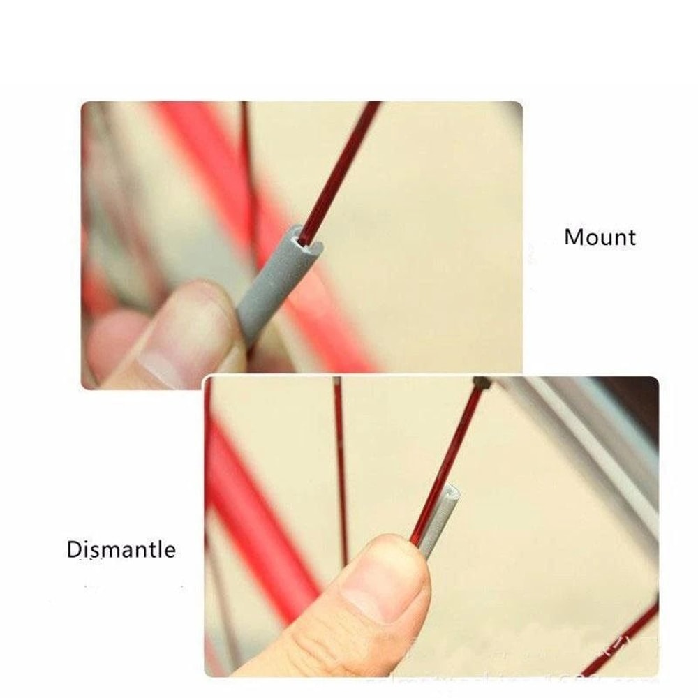 Universal Motorcycle Spoke Skins Wheel Rim Cover Set For Dirt Bikes And Motorcycles 13