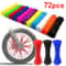 Universal Motorcycle Spoke Skins Wheel Rim Cover Set For Dirt Bikes And Motorcycles 14