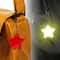 Star Shaped Safety Reflective Keychain Pendant For Kids Bags And Wheelchairs 12